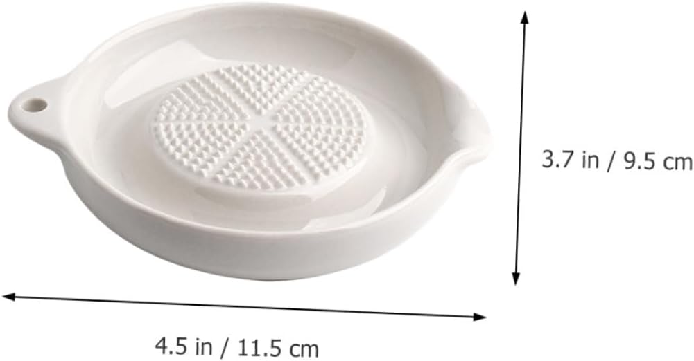 Ceramic Baby Food Grinder Set 2 Pcs Fruit and Vegetable Mashing Bowls Ginger and Garlic Crushers Suitable for Infants and Toddlers Easy to Use for Homemade Purees