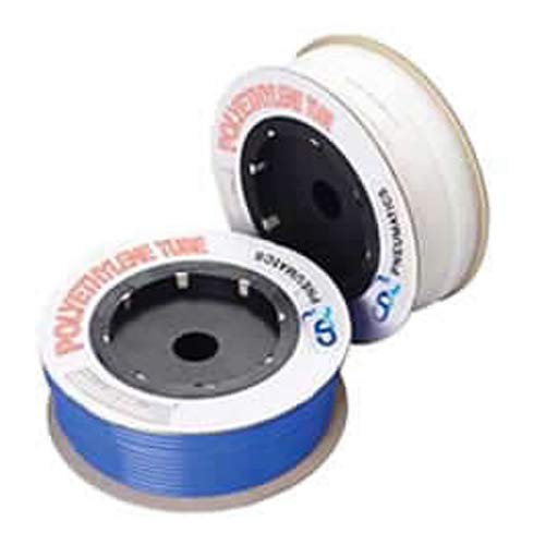 Fluidfit PE1007NE-FF Series PE Metric Tube, Black, 10mm Diameter, 1.5mm Wall Thickness, 100m Length