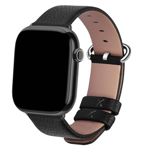 Fullmosa Leather Bands Compatible with Apple Watch Band 49mm 46mm 45mm 44mm 42mm for Men Women, Top...