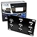 iJDMTOY No Drill Front Bumper Tow Hook License Plate Mounting Bracket Adapter Kit Compatible With 01-08 Audi A4 S4 RS4, 05-11 Audi A6 S6