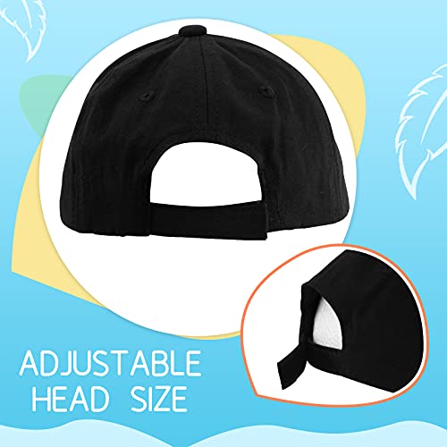 Boy Baseball Cap For Baby Toddler Girls Summer Cap Sun Protection Dinosaur Kids Trucker Hats For 1-3Years Old (Black, 1-3T) #TOP2