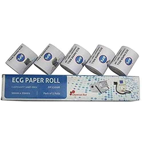 BPL ECG Paper Roll 108T-DIGI/D2509R (50mmx20mtr), Pack of 5 (B0CV43NZPM) Amazon Price History, Amazon Price Tracker