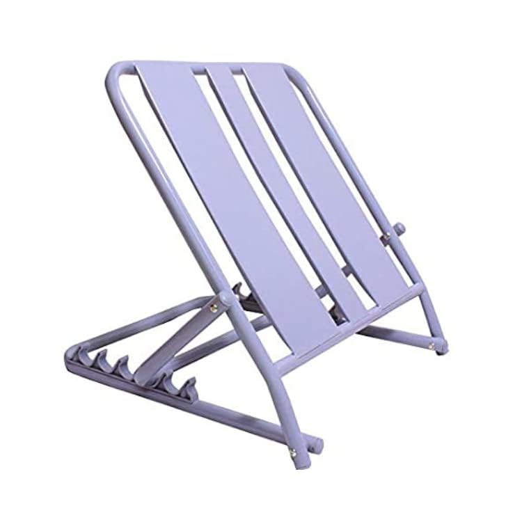 Saini_MEDICOS - Soporte de espalda ajustable, resistente al óxido y fácil de usar, ideal para pacientes postrados en cama, promueve un cómodo sentado