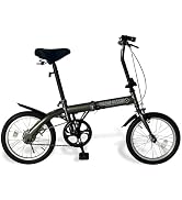 Amazon | 防災サイクル 16インチ ノーパンクタイヤ 折りたたみ自転車