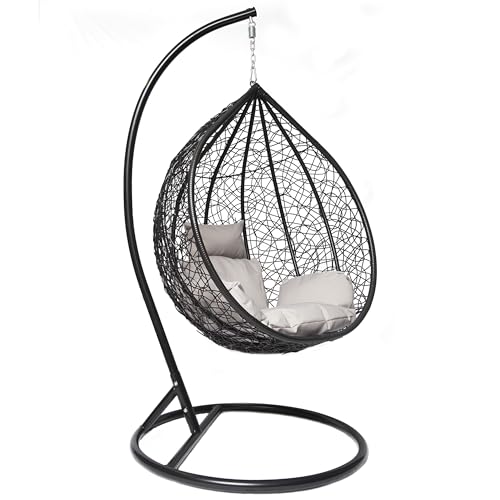 Goods Emporium Rattan Egg Swing Chair