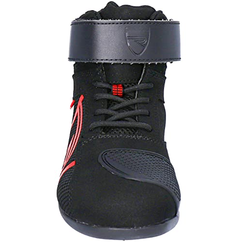 CURVE Rubi Vented Motorradstiefel, Mikrofaser, Knöchel- und Fersenschutz, Schnürverschluss,...