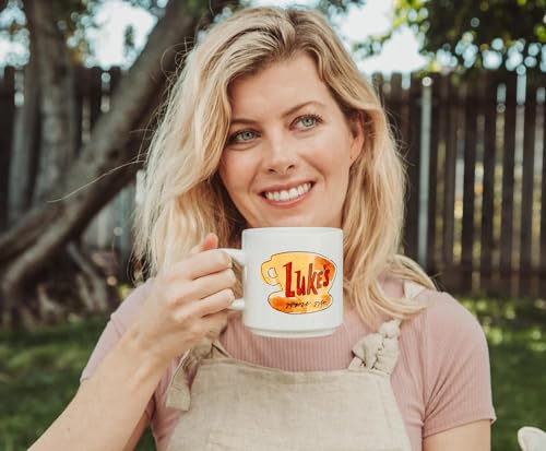 Taza de cerámica apilable Luke's Diner 13 oz miniatura 5