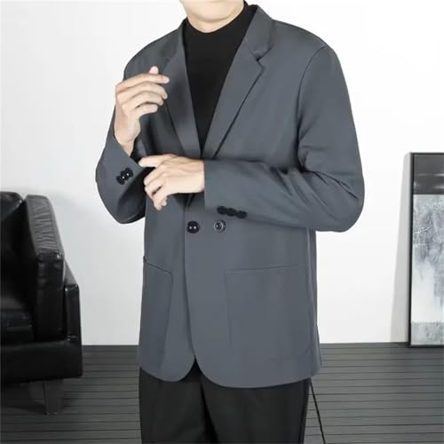 Men's Thin Breathable Blazers Jackets Business Casual Suits Coats4
