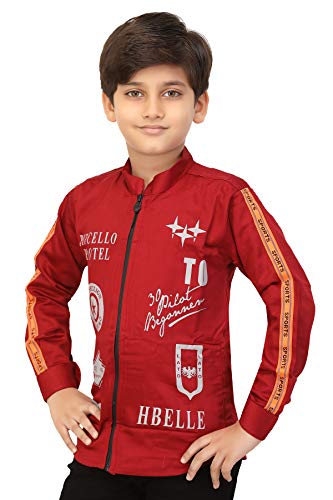 Image of Boys Printed Shrug with Attached Printed T-shirt