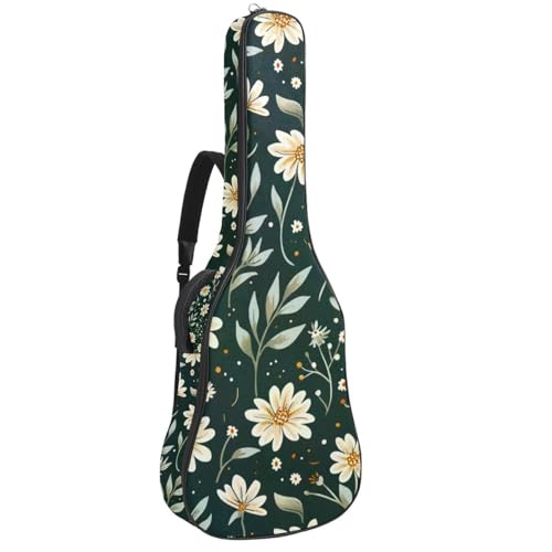 Housse de basse et guitare 106,7 cm à bandoulière réglable pour éviter l'encombrement