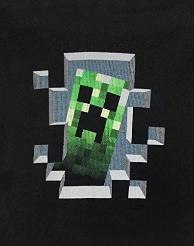 Pull à capuche Minecraft vêtement noir Creeper Inside idée cadeau anniversaire garçon - 2