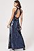 Little Mistress Nicky Sequin Maxi Dress Vestido Fiesta Mujer, Azul (Navy 001),...