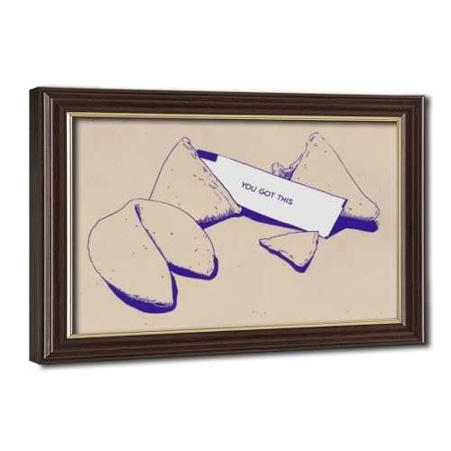 Poster fortune cookie art inspiration et sérénité maison