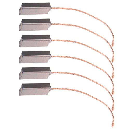 Create idea 6 Piezas Cepillos de Alternador 2940275 71227702 A13N162 9AR2706 Escobillas de Carbón Compatible con Renault Compatible con Escobillas de Motor de Carbón Citroen