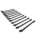 Steelman Pro 11-Piece 3/8" Drive, 9-Inch Metric Impact Extension Socket Set, Chromoly Steel, Pinless Design, Knurled Shafts, Sizes 9-19mm