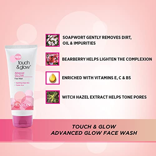 Image of Revlon Touch and Glow Advanced Fairness Face Wash, 50g