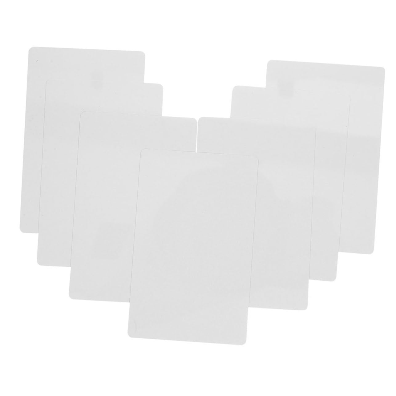 DOITOOL 3 Series Tarjetas De Visita De Metal Sublimación Tarjetas De Negocios Material Resistente Para Diy 50 Piezas*3
