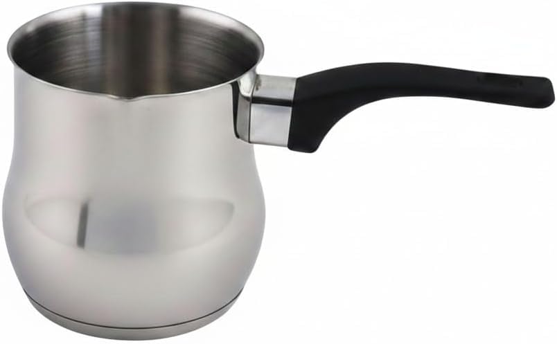 Türkischer Kaffeekocher Dzhesva aus Edelstahl 700 ml für INDUKTION - Mokkakanne Topkapi Mokkakännchen Cezve 0 7L