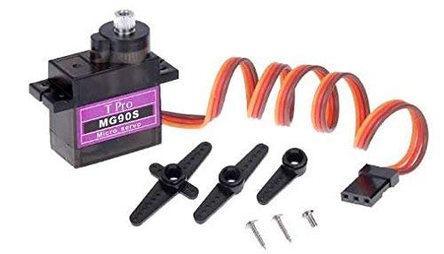 MG90S Mini Digital Servo Motor With Metal Gears-180° Rotation-For RC Airplanes,Helicopters-Pack Of 1 (B0CBMV1RGM) Amazon Price History, Amazon Price Tracker