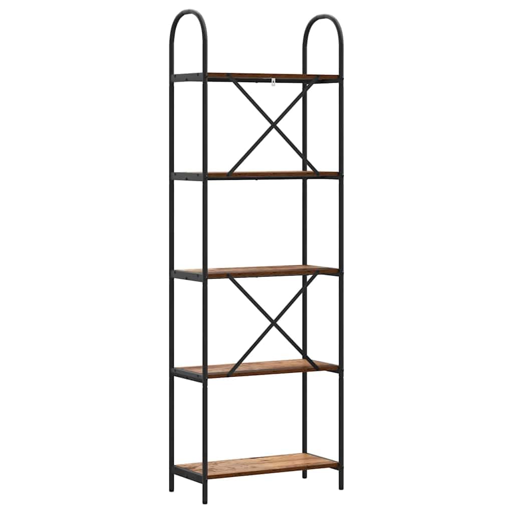 Libreria 5 Livelli 60x30x183 cm Scaffale Industriale