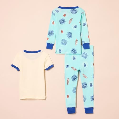 Image of Amazon Essentials Disney | Marvel | Star Wars Boys and Toddlers' Snug-Fit Cotton Pajama Sleepwear Sets