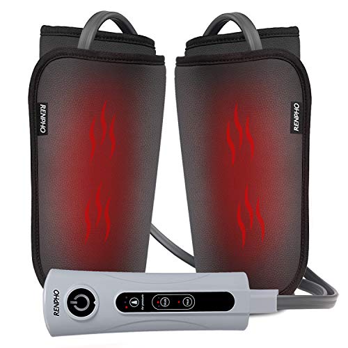 RENPHO Leg Foot and Calf Massager Machine with Heat, PU Leather Material Makes