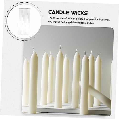 100 piezas de mechas de algodón para velas DIY miniatura 5