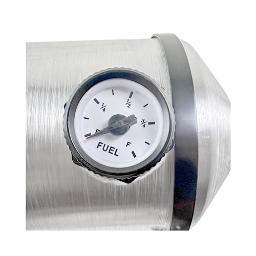 JSD 5 Gallon 10x16 Auxiliary Aluminum Gas Cell Fuel Tank With Level Gauge End Fill 3/8\" NPT Outlet - Thumbnail 5