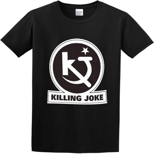 Men's killing joke logo regular fit t shirt black l