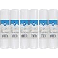 6-Pack Replacement for Expres Water RODI10M Polypropylene Sediment Filter - Universal 10-inch 5-Micron Cartridge Compatible with EXPRESS WATER 6-Stage RO DI System - Denali Pure Brand