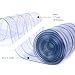KOKODODO Plastic Vinyl Replacement Strip Curtain-Door - Clear Waterproof Commercial PVC for Warehouse Doors,Walk-in Freezers Basement Stable Pet House,8' x 7.2