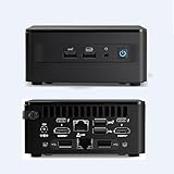 NUC 13 Pro NUC13ANHi70L Dual LAN Mini PC Desktop Computer/HTPC Intel Core i5-1340P, Intel Iris X Graphics, Thunderbolt4, WiFi 6E, Bluetooth 5.3, kompaktes Design (8G RAM + 256G SSD)