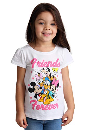Disney Toddler Girls' Mickey and Friends Short Sleeve Puff Tee