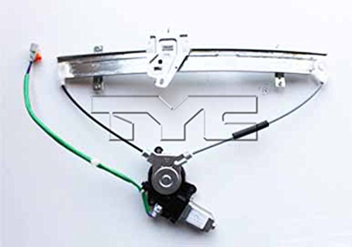 TYC 660105 Compatible with HONDA Civic Front Passenger Side Replacement Power Window Regulator Assembly with Motor