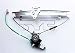 TYC 660105 Honda Civic Front Passenger Side Replacement Power Window Regulator Assembly with Motor
