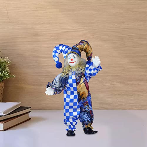 Muñeco payaso de porcelana de 8 cm predolo miniatura 5