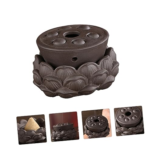 Herramienta de Moxibustión para Cuidado Corporal, Portátil, Hecha de Arcilla Morada, Dispositivo para Quemar Moxa en el Ombligo, Duradera, para Uso Doméstico y al Aire Libre, para Terapia de Compresión Térmica miniatura 7