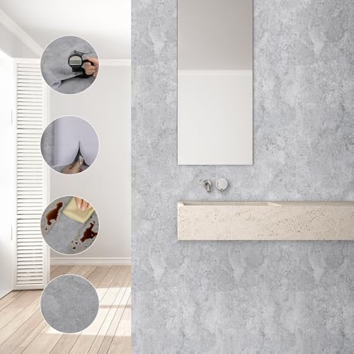 Vinilos PVC pegatina hormigon decorativo para mesas de cocina comedor y sotano 3