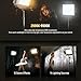 NEEWER 100W Bi Color LED Panel Video Light Kit, 960 LEDs 38600Lux@0.5m 2500K-8500K CRI96+/TLCI97+ 0-100% Dimming, APP/2.4G/Panel/DMX Control for Pro Studio Photography Recording Stage Lighting, AP100B
