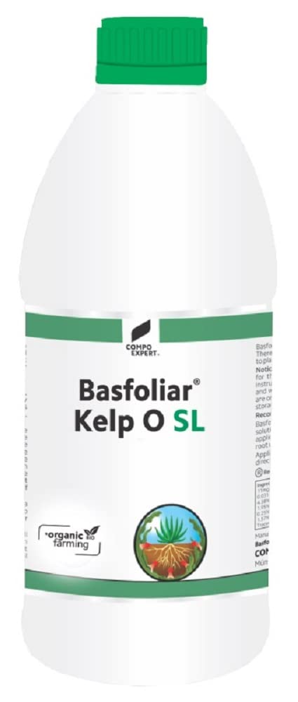 Compo Expert Basfoliar Kelp O SL | Natural Biostimulant Fertilizer | Seaweed Extract (Ecklonia Maxima) for Enhanced Plant Growth & Health | 500 ml