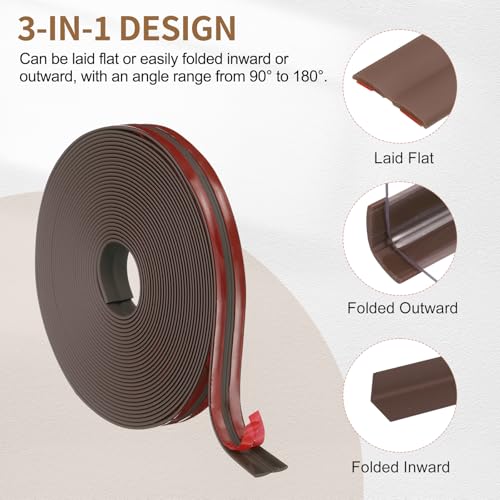 Protection d'angle murale pour réparer un comptoir ou plafond marron - 4