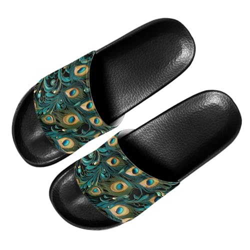 Semioury Lotus Summer Slippers for Women Turtle Travel Lightweight Cozy Soft Comfy Thick Shoes Beach Sandal Bathroom Slipper2