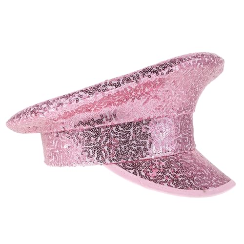 Chapeau de capitaine femme chic - Accessoire marin en toile légère d'été