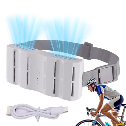 Ventilador de cinturón recargable USB para refrigeración corporal 5