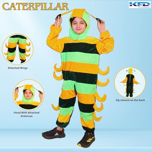 Image of Kaku Fancy Dresses Insect Costume for Kids, Ant, Grasshopper, Lady Bird, Honey Bee Costume for Boys & Girls