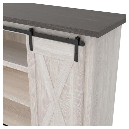 Signature Design by Ashley TV Stand with Storage, 54" Farmhouse Barn Door - image 6