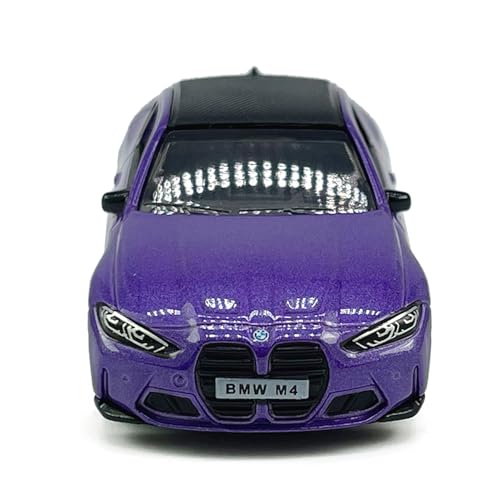 Modelo de Auto 1:64 Escala 2022 M4 G82 Morado miniatura 6