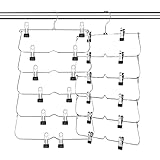 Hosenbügel platzsparend, Metall Hosenbügel Klammer 2 er Set, Hosen Kleiderbügel aus Metall, mit Verstellbaren Klammern, rutschfest, für Hosen/Röcke rutschfest