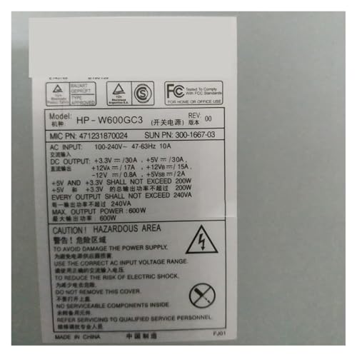 Alimentation HP-W600GC3 600W résout les pannes de pc de bureau - 3