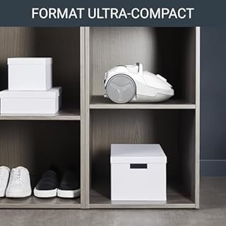 Rowenta Compact Power Aspirateur avec sac, Moteur basse consommation de 900W max, Compact, Haute filtration, 3L RO3967EA, Blanc